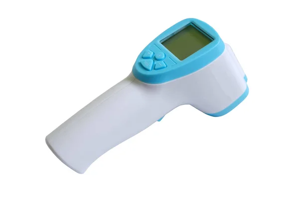 Beröringsfri infraröd termometer isolerad på vit bakgrund. — Stockfoto