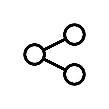 Ortak vektör simgesi, web simgesi. Web ya da mol için basit, düz tasarım