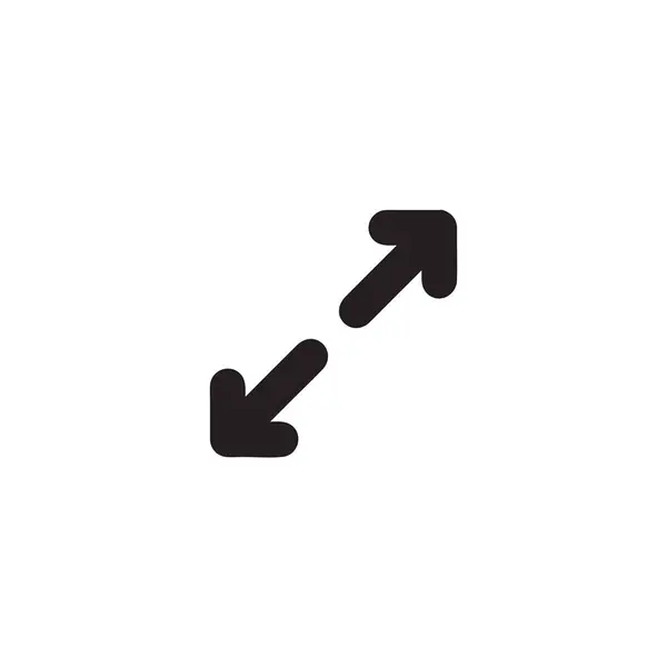 Вектор Ікони Стріли Ізольований Задньому Плані Відмінний Солодкий Символ Піксель — стоковий вектор