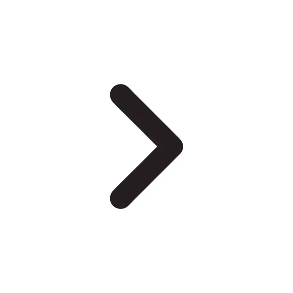 Ícone Seta Vetor Isolado Fundo Símbolo Doce Moda Pixel Perfeito — Vetor de Stock