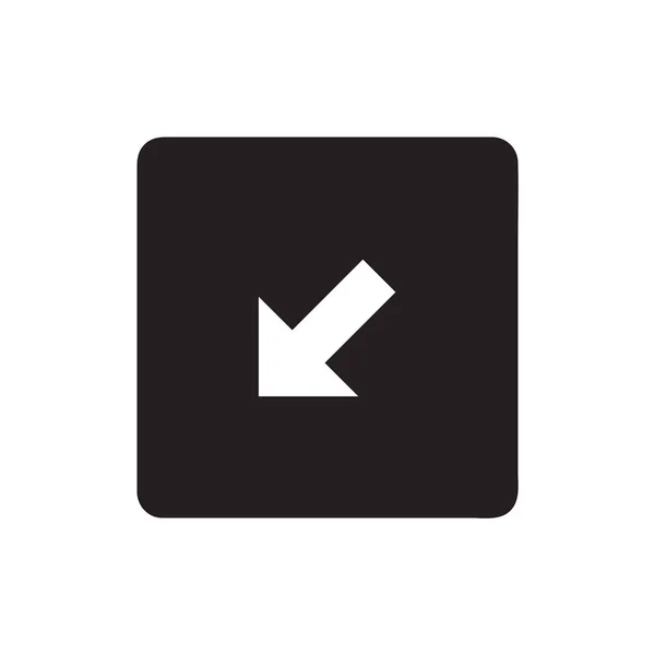 Arrow Icon Vector Isolated Background Trendy Sweet Symbol Pixel Perfect — Stock Vector