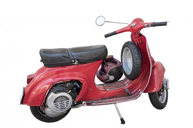 Kırmızı Vespa Scooter