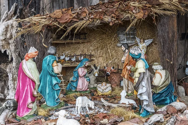 Christmas nativity scene — Stock Photo, Image