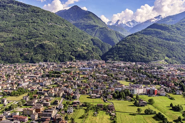 Morbegno in Valtellina, Ιταλία — Φωτογραφία Αρχείου