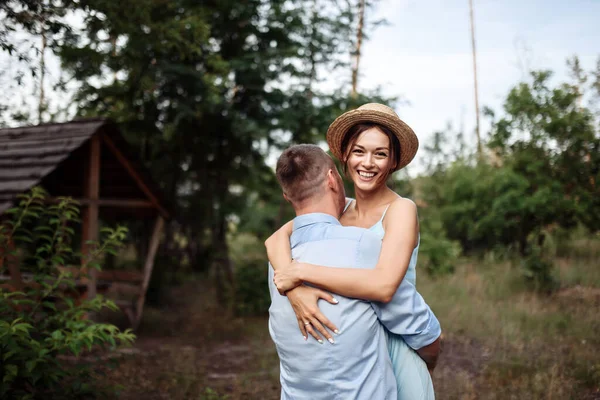 Couple love happy happiness spouses man woman family relationship — Stock Photo, Image