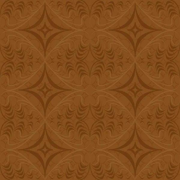 Patrón fondo de pantalla geometría rombo marrón círculo abstracción — Vector de stock