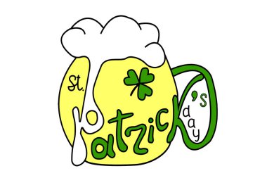 Aziz Patrick Günü için vektör çizimi.