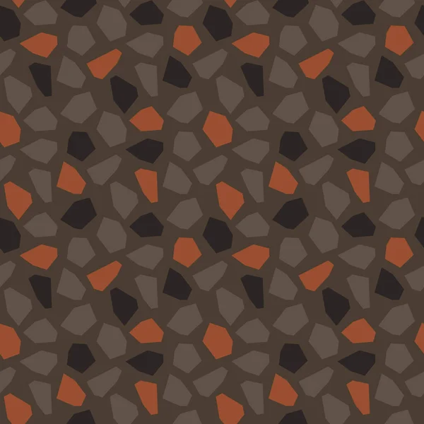 Terrazzo seamless pattern. - Да. Четыре цвета. Стильные текстуры камня, ткани, покрытия и другие поверхности — стоковый вектор