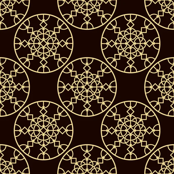 Sihirli runik sembollü kusursuz desenler, mandalalar. Kutsal geometri. Ezoterik mandala sembolleri. Esrarengiz antik semboller. Vektör arkaplanı .