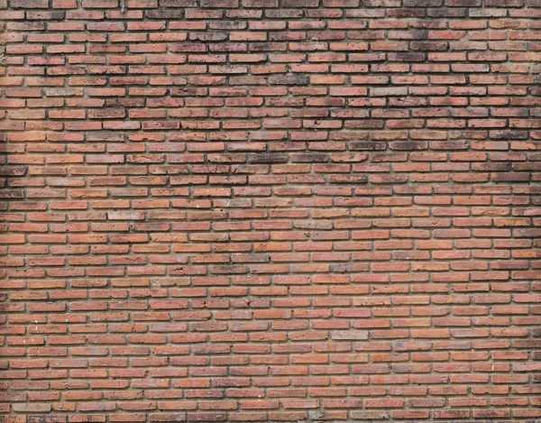 Dimly lit old brick wall — Stock Photo, Image