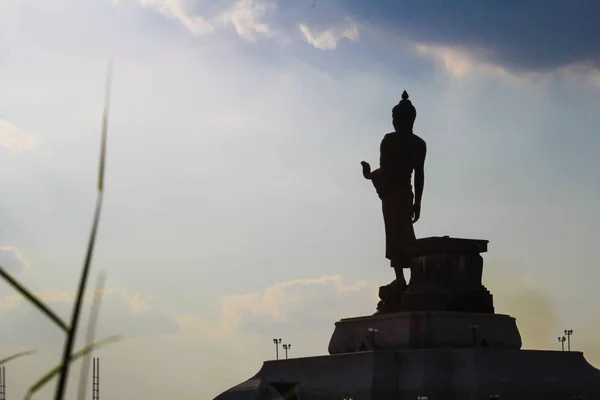 Buddha statue at Buddhamonthon Northeast., Khonkaen Thailand . — стоковое фото