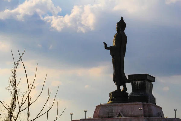 Statua di Buddha a Buddhamonthon Nordest., Khonkaen Thailandia . — Foto Stock