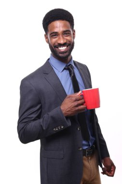 adam beyaz arka plan önünde