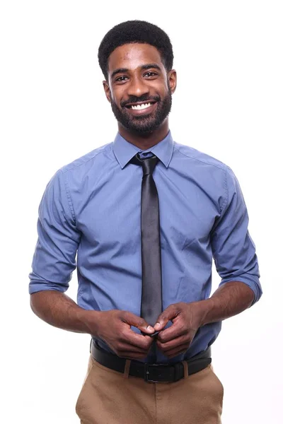 Well Dressed Man Tie — Stock Photo, Image