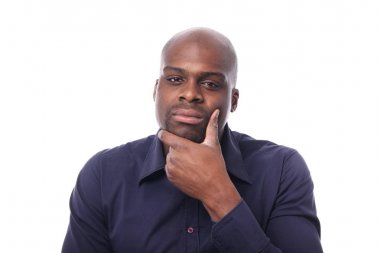 Güzel bir adamın portresi.