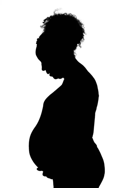 美丽孕妇的肖像 — 图库照片
