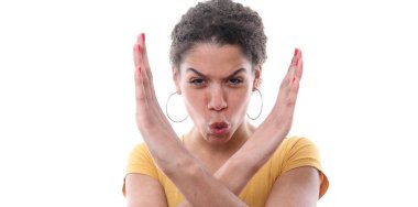 Güzel güzel afro kadın