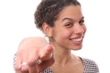 Güzel güzel afro kadın