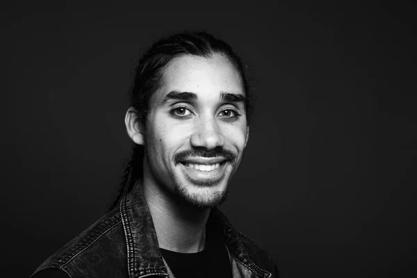 Hermoso Retrato Hombre Afroamericano — Foto de Stock