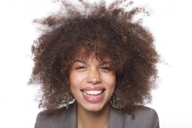 Mükemmel güzel afro kadın