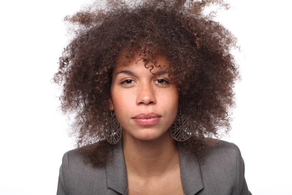 Perfekte Schöne Afro Frau — Stockfoto