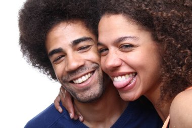 Güzel mutlu Photo Booth aşk Çift