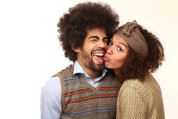 Casal Amor Feliz Bonita — Fotografia de Stock