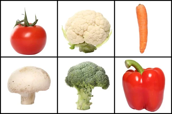 Piękny i zdrowy owoc z warzywami razem — Zdjęcie stockowe