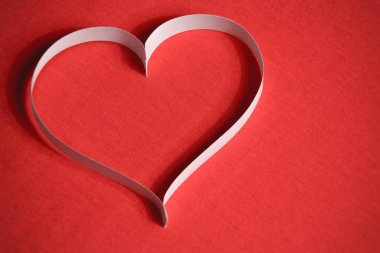 Sevgililer günü için kağıt Kalpler
