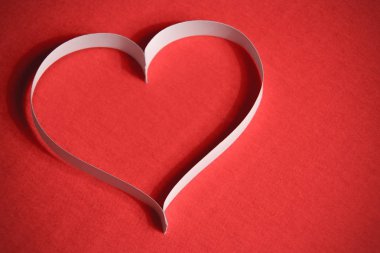 Sevgililer günü için kağıt Kalpler