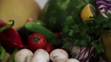 Taze sebze. Sağlıklı gıdalar.