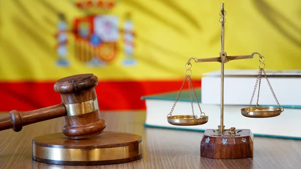 Justice Pour Espagne Lois Devant Cour Espagnole Images De Stock Libres De Droits