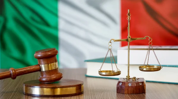 Justitie Voor Italië Wetten Italiaans Hof Stockfoto