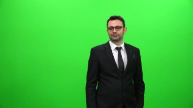 Görsel ekran dokunaklı adam