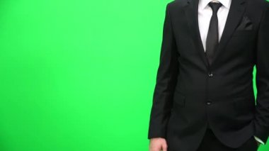 Sanal arabirim üzerinde çalışma el. Görsel ekran dokunaklı.