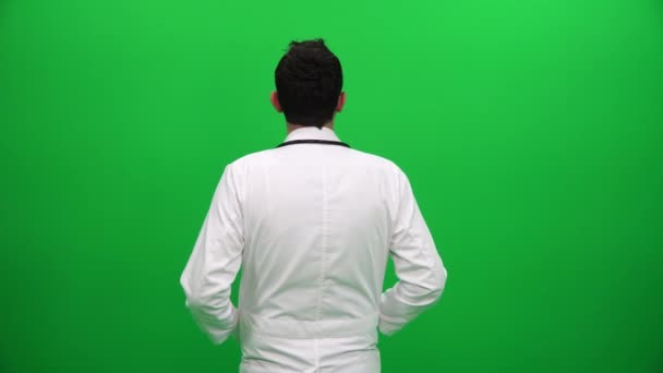 Doctor Green Screen — Stock Video