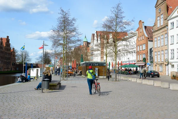 Oude stad van Lübeck. Duitsland — Stockfoto