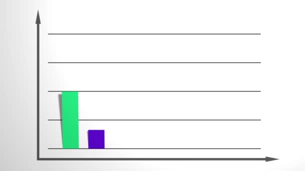 Graph Diagramanimering — Stockvideo