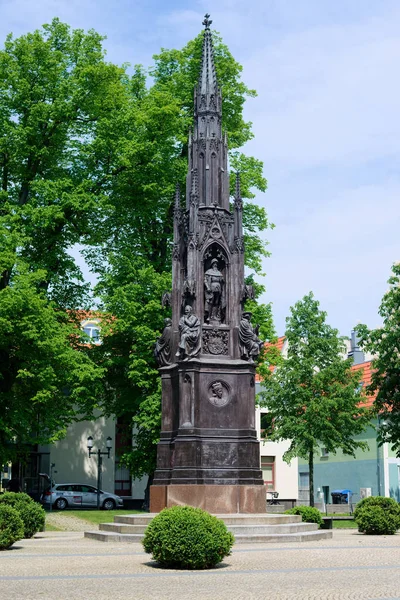 Memorial first rector Heinrich Rubenow. Greifswald — Stock Photo, Image