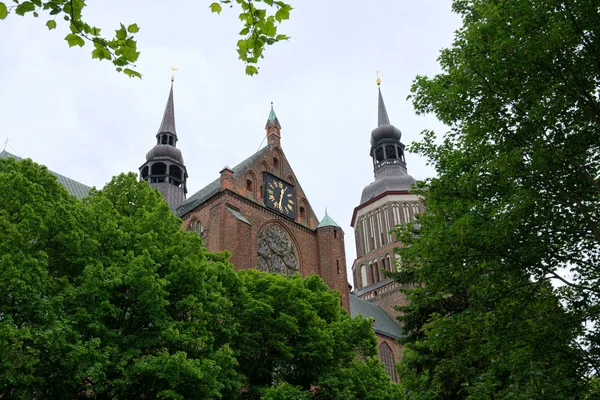 Najświętszej Marii Panny (Marienkirche). Stralsund — Zdjęcie stockowe