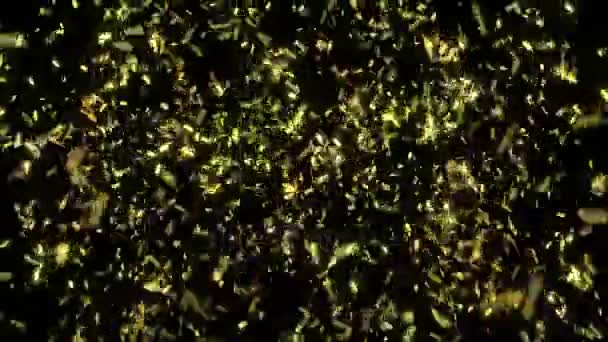 Animacja upadku konfetti — Wideo stockowe