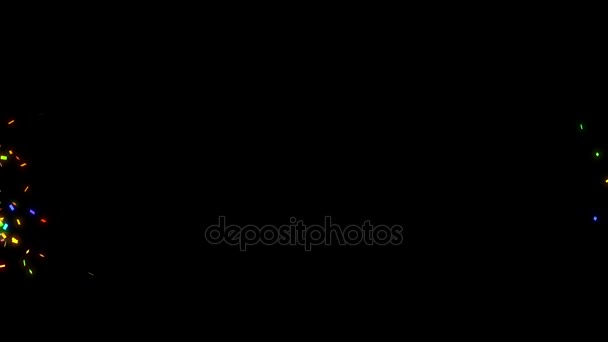 Animation de tomber confettis  