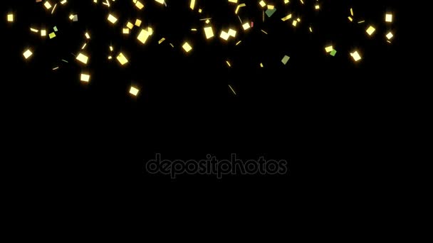 Animation de tomber confettis  