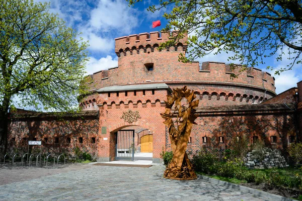 Torre difensiva Dona. Kaliningrad — Foto Stock