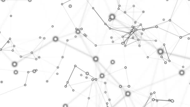 Animação da estrutura de conexão — Vídeo de Stock