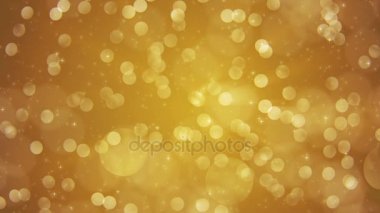 Altın bokeh ışıklar