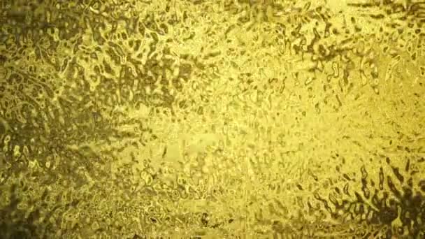 Goldfolie Hintergrund — Stockvideo
