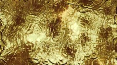 Altın folyo doku, animasyon arka plan 