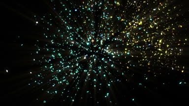 Animasyon, düşen konfeti 