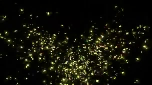 Confettis Tomber Animation — Video